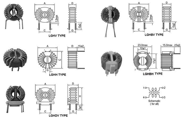 共模濾波電感器結(jié)構(gòu) 共模濾波電感器結(jié)構(gòu)